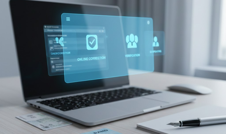 PAN Card Correction Online – Step-by-Step Procedure (2025 Updated Full Guide)