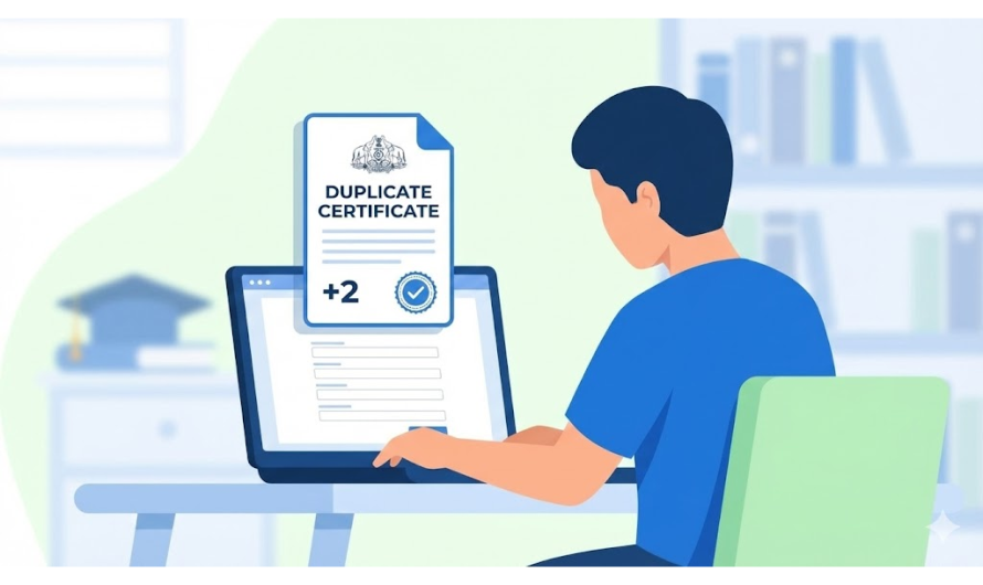 Duplicate +2 Certificate in Kerala – Online Application & Download Guide (DHSE)