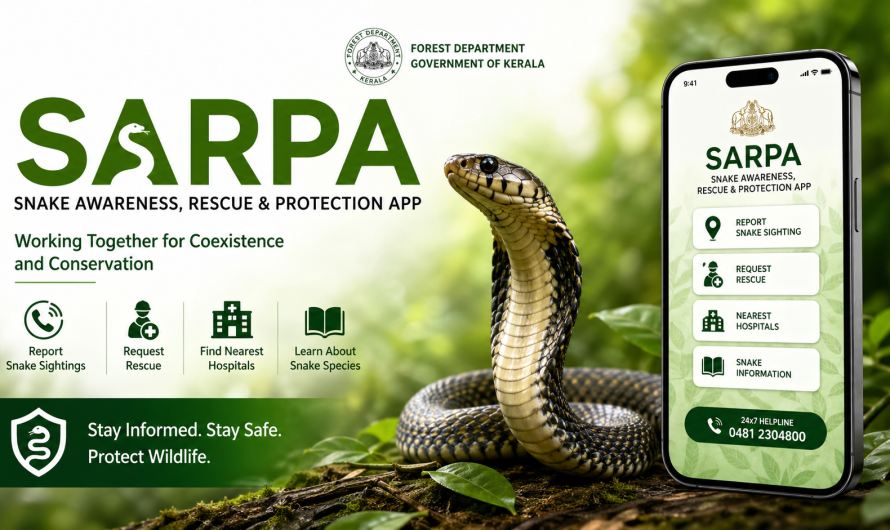 SARPA App by Kerala Forest Department: A Smart Approach to Snake Awareness and Public Safety