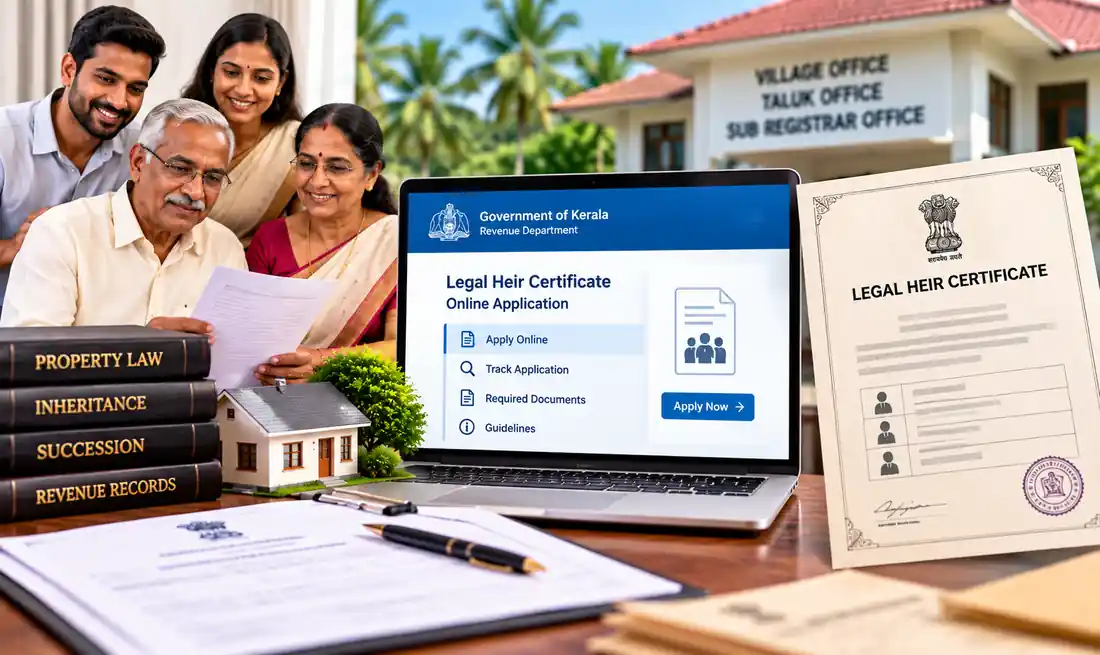 Legal heir certificate in Kerala online application