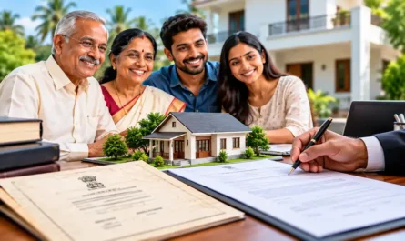 Property transfer to children in Kerala family registration